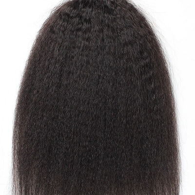4 Bundles Yaki Straight Human Hair Peruvian Vigin Hair Extensions