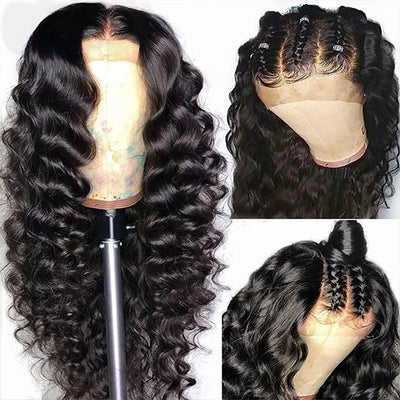 Loose Wave Human Hair Wigs 13x6 Lace Front Wig With Baby Hair