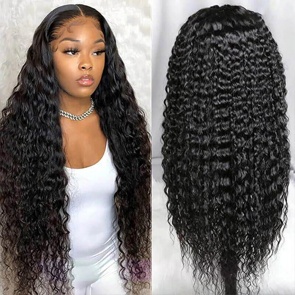 Pre Plucked Virgin Hair Deep Wave 5x5 Hd Lace Closure Wigs Amazing Lace Melted Match All Skin Color