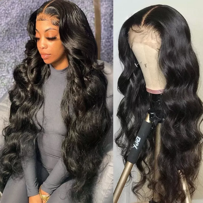 4X4 HD Lace Closure Wig 40 Inch Body Wave 200% Brazilian Transparent Lace Closure Wig Wet And Wavy Human Hair Wigs