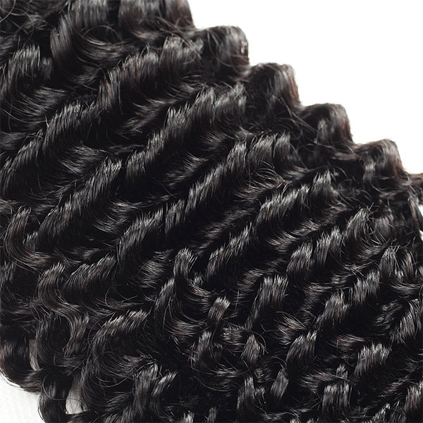Brazilain Curly Human Hair 3 Bundles Deal Jerry Curly Hair Weave Extensions