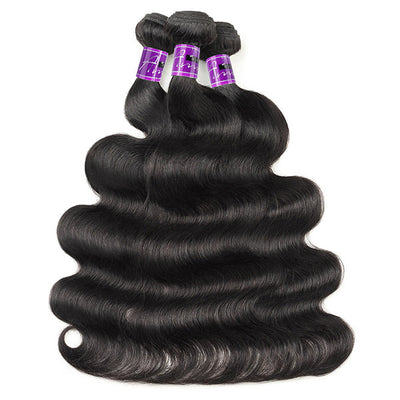Malaysian Human Hair Bundles Body Wave 3Bundles Deal Double Weft Sew In